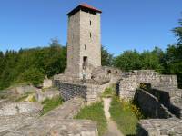 Burg im Bayerischen Wald Altnussberg Burgruinein Niederbayern