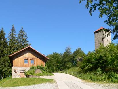 Burg Altnussberg Burgruine Bergfried Museum wandern