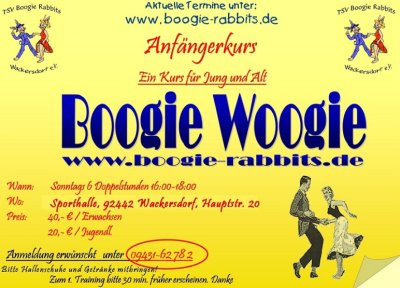 Boogie Woogie Tanzkurs Cham, Regensburg, Schwandorf und Straubing