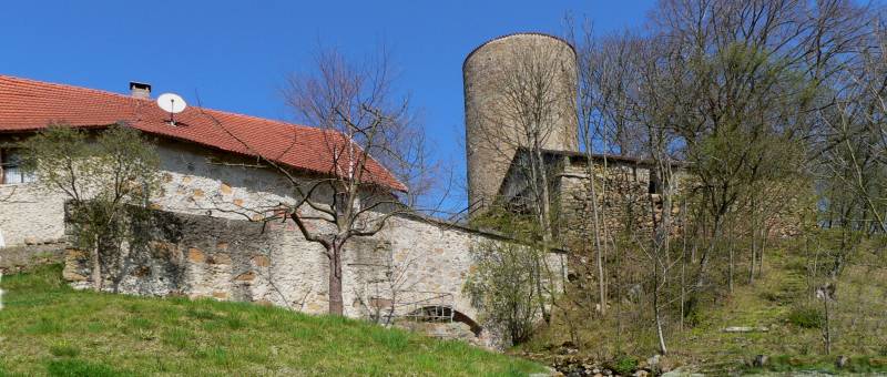 Burgruine Thanstein im Oberpfälzer Wald im Landkreis Schwandorf