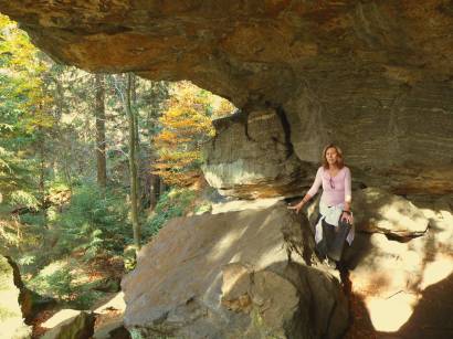 Wandern am Kaitersberg im Bayerischen Wald mit Räuber Heigl Höhle