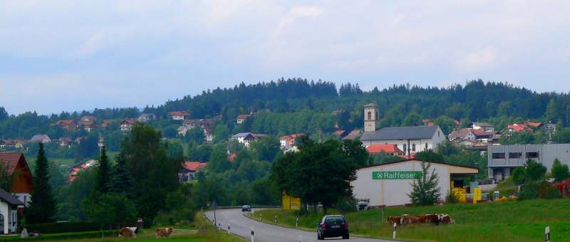 Ortsansicht Ausflugsziel Neureichenau am Nationalpark Bayerischer Wald Ausflugsziele in Neureichenau Sehenswürdigkeiten am Nationalpark Bayerischer Wald