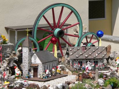 Miniatur Stadt Philippsreut in einem Vorgarten Miniatur Stadt Philippsreut in einem Vorgarten
