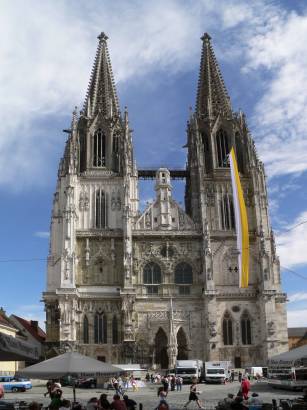 Bilder & Fotos Regensburger Dom Sehenswürdigkeiten & Ausflugsziele in Bayern in der Oberpfalz