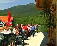 Hotel mit Berg Panoramablick in Lohberg