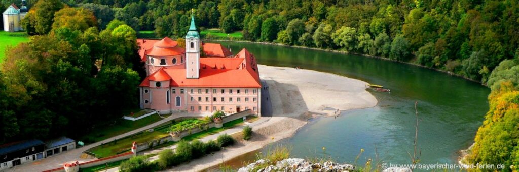 Ausflugsziel Kloster Weltenburg Donaudurchbruch im Altmühlltal