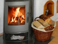 Romantisches Ferienhaus mit Kaminofen oder Holzofen in Bayern