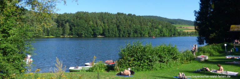 Sehenswürdigkeiten in Blaibach Ausflugsziele Badesee Freizeit See