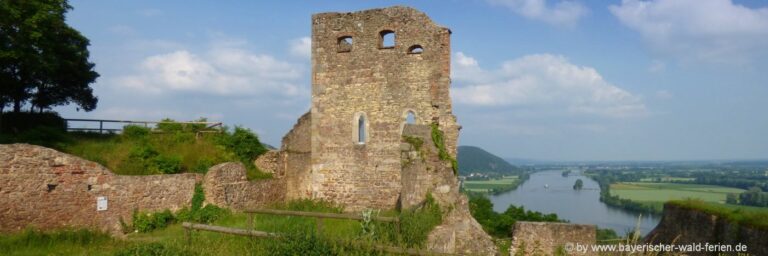 Sehenswürdigkeiten Donaustauf Ausflugsziel Burgruine Aussichtspunkt