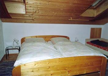 Schlafzimmer der Ferienwohnung im Bayerischen Wald Schlafzimmer der Ferienwohnung im Bayerischen Wald
