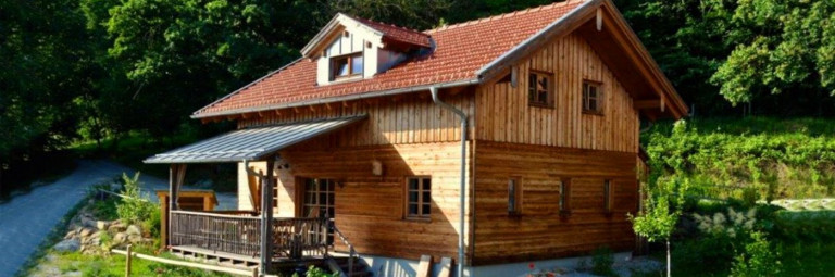 Ferien Blockhaus in Bayern Blockhütte Bayerischer Wald Blockhausurlaub