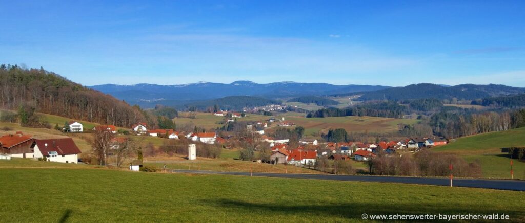 Sehenswürdigkeiten in Gotteszell toller Ausblick