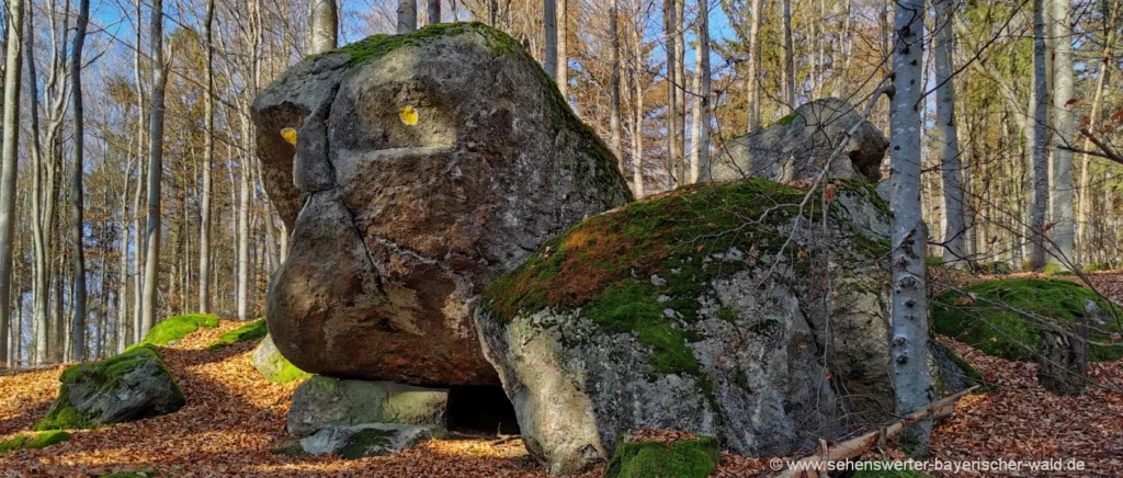 Totenkopffelsen Ausflugsziele am Grandsberg in Schwarzach