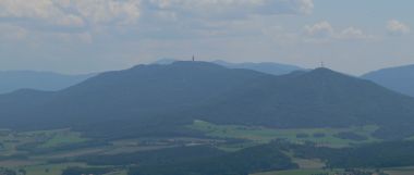 Hoher Bogen Berg in Bayern / Bayerischer Wald