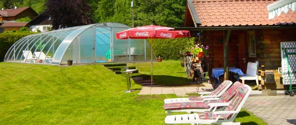 Ferienwohnungen mit Pool am Bikepark beim Berg Geißkopf in Bischofsmais