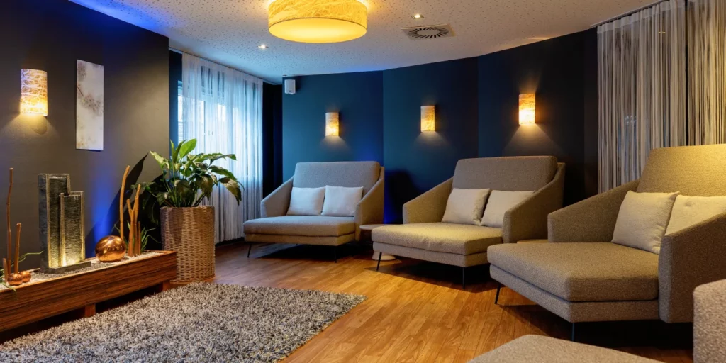 Ruheraum im Luxus Wellnesshotel bei Passau in Niederbayern