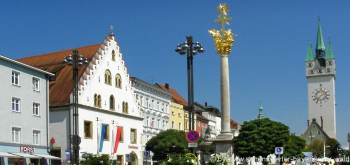 Sehenswürdigkeiten in Straubing Ausflugsziele Wahrzeichen Stadtturm