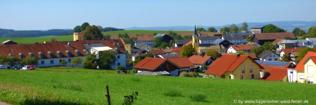 Sehenswürdigkeiten und Ausflugsziele bei Zandt Gasthof in Chamerau & Runding Pension in Zandt Waffenbrunn Willmering